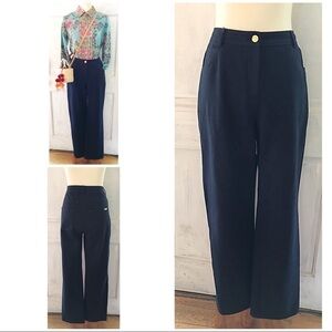 EUC ST. John Sport Navy Blue Wide Legs Jeans 10​​​​​